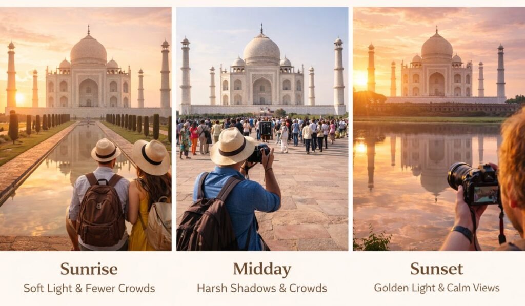 Photography Tips Based on Taj Mahal Visiting Time