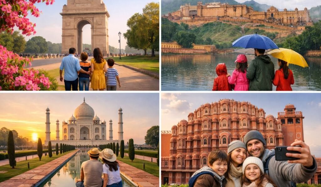 Golden Triangle Family Tour Package – Delhi Agra Jaipur Trip with Taj Mahal